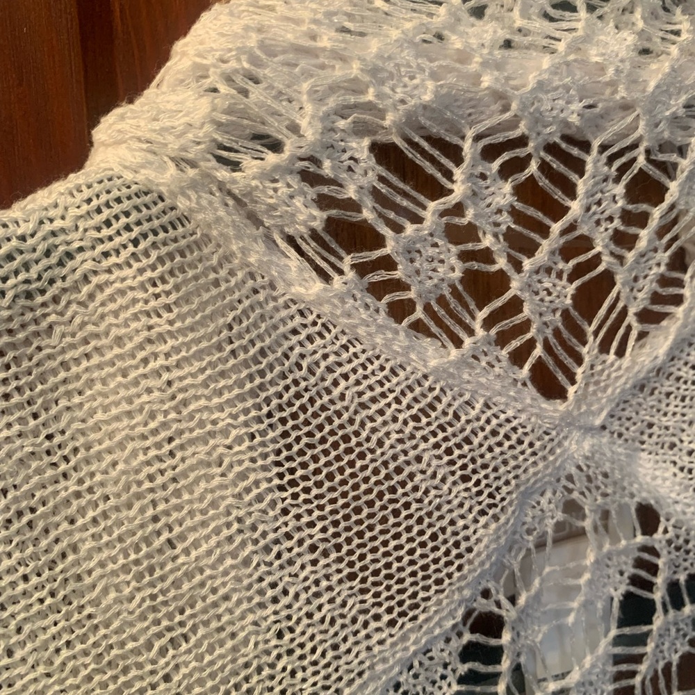 Chico, NEW NEVER WORN, long WHITE sweater cardigan, this is BEAUTIFUL, ELEGANT. - Picture 8 of 8